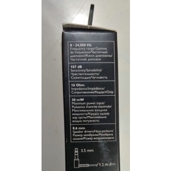 HIFI słuchawki douszne Philips 107dB neodym alum. [23130000820]